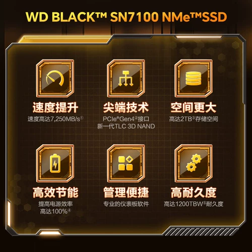 WD Western Data SN580/5000/7100/850X1TB 2TB M.2 PCIE4.0 SSD