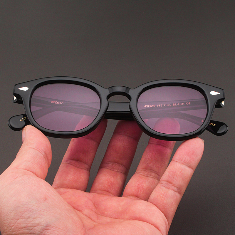 MOSCOT LEMTOSH Depp same glasses Depp sunglasses female polarized captain men's purple sunglasses