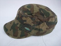 Foreign trade tail goods flat top newsboy hat duck tongue men and women casual tooling pure cotton checkered nostalgic finished product washed