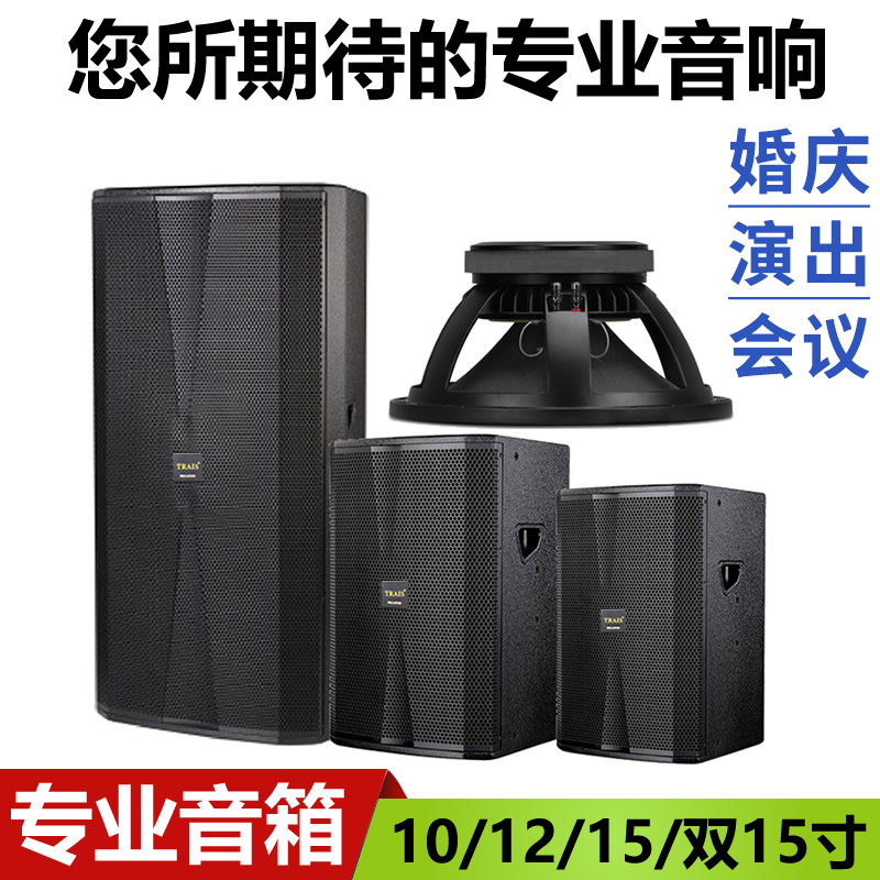 12 inch professional speaker 15 inch audio double 15 inch stage show outdoor wedding meeting hanging wall video