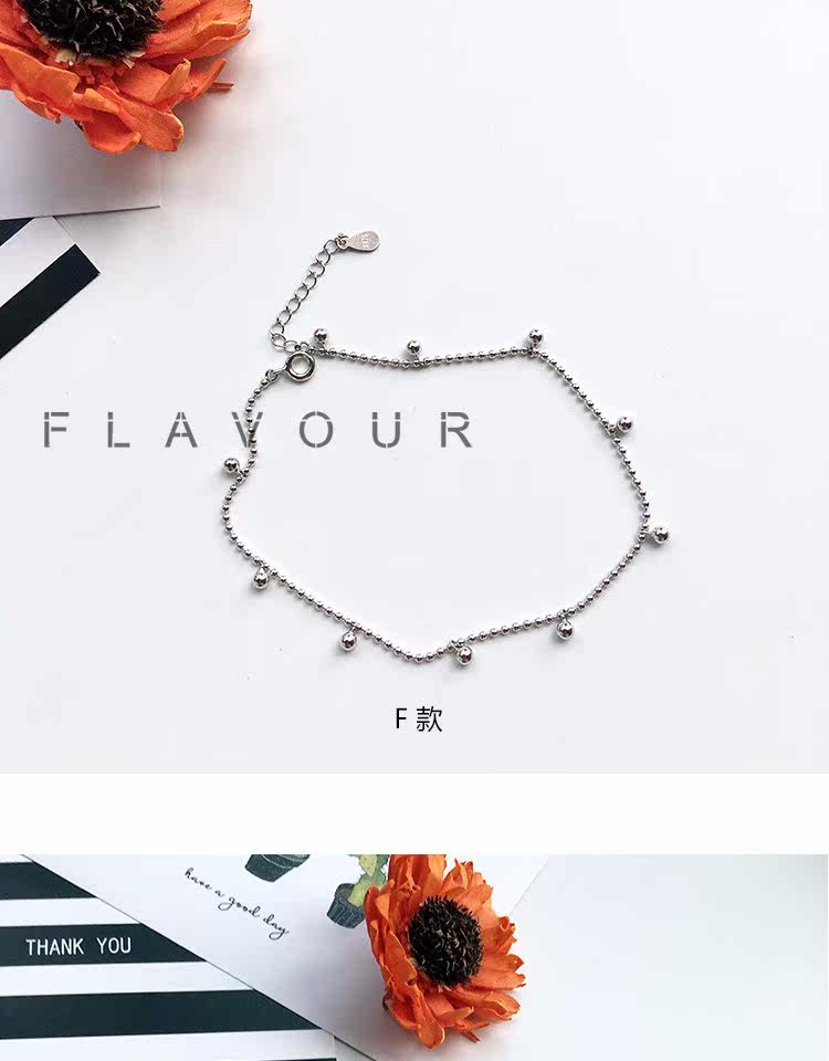 Bracelet de cheville Femme OTHER   en Argenterie - Ref 3102564 Image 16