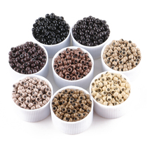 Nano Ring hair Ring 2916 X 2mm black brown hair copper paint silicone Nano Ring hair buckle