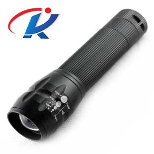 Q5 CREE LED Flashlight Glare Flashlight Three-speed Adjustable Focus Bicycle Light Telescopic