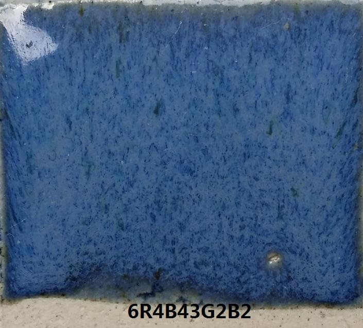 Ceramic glaze, blue glaze, spotted glaze, sand surface, bright glaze, flower glaze, electric kiln medium temperature, non-toxic