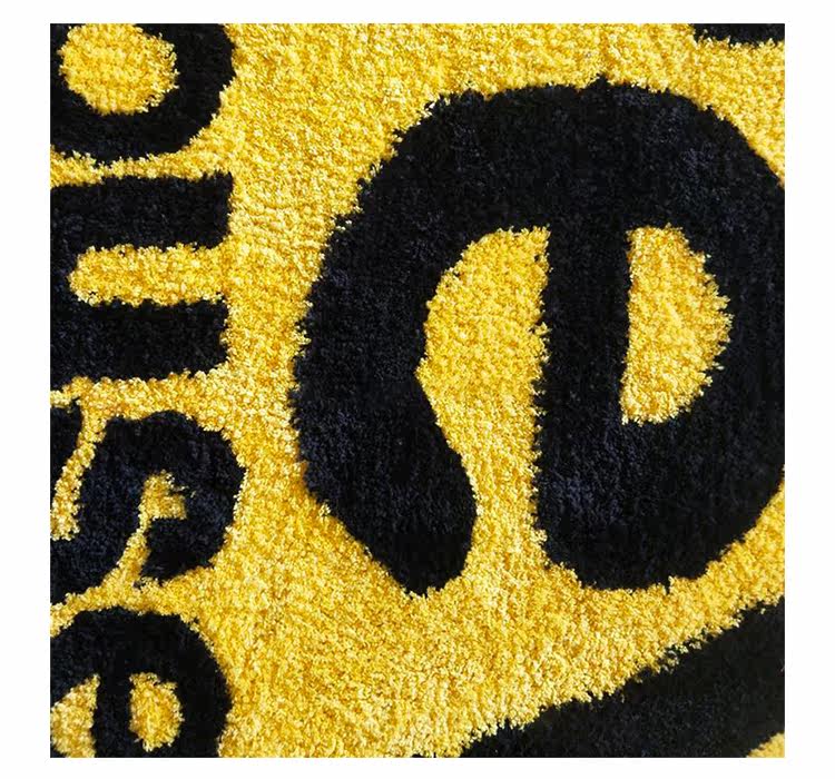 ковер 潮物woo drew house  logo rug 贾斯丁比伯快闪限定居家字母地毯