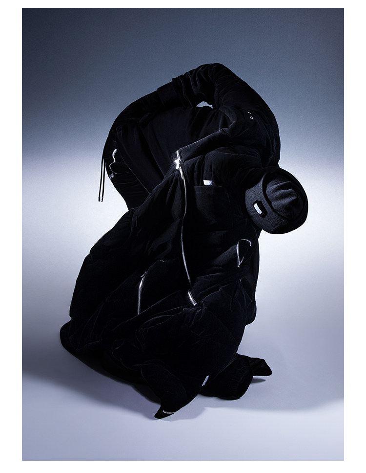 Жилеты 潮物woo team wang velvet down vest王嘉尔同款丝绒背心羽绒马甲 Tagkita