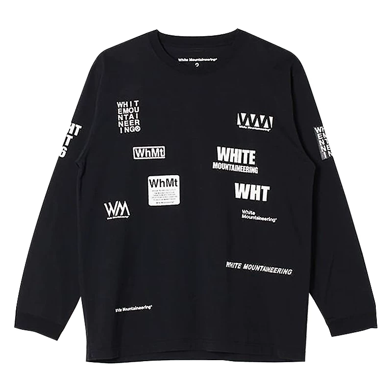 J Tide Woo Белая Майна-Эричинг WM LS футболка длинный рукав T-shirt