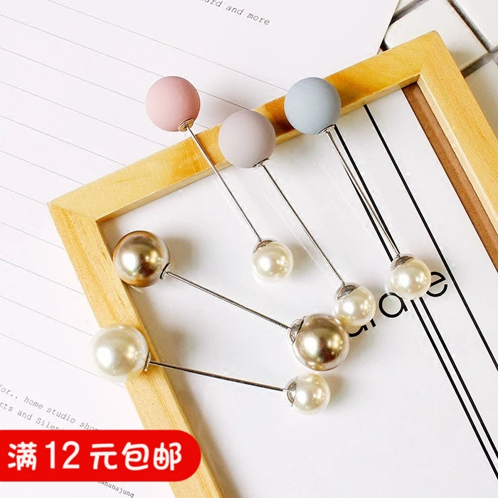 Phụ kiện trâm ngọc trai phù hợp thời trang Hàn Quốc phụ kiện áo len nữ cardigan ghim khăn choàng corsage khóa phụ kiện nhỏ - Trâm cài