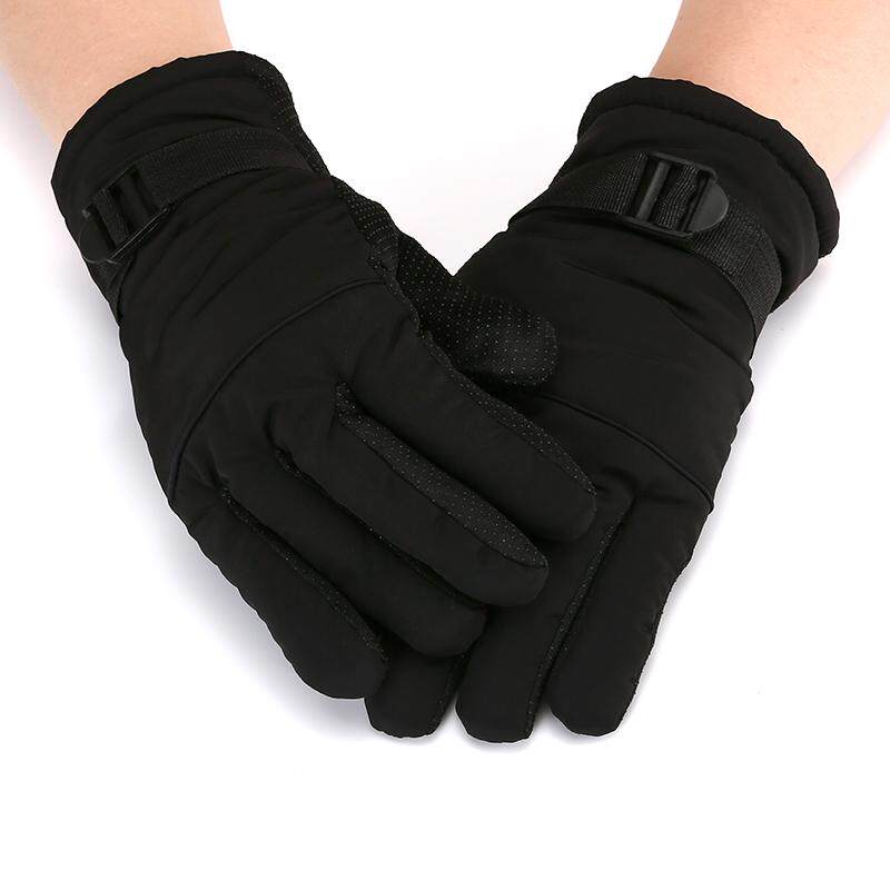 Winter Gloves for Men, Waterproof, Non-Slip, Outdoor Warm Ski Gloves, Thickened Motorcycle Riding Gloves, Cold-Proof