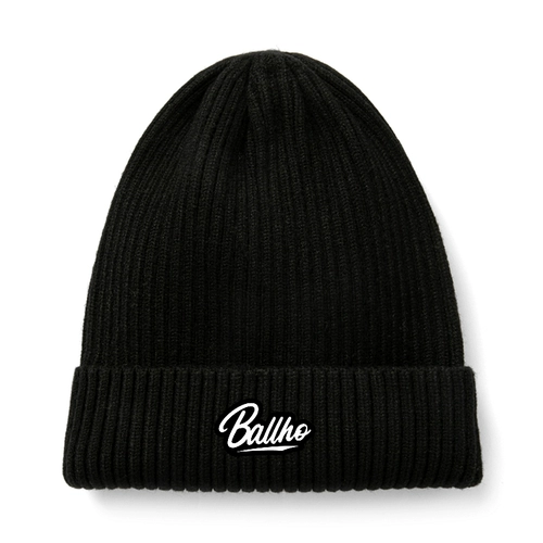 BALLHO Черная удерживающая тепло короткая шерстяная вязаная шапка с капюшоном, в корейском стиле