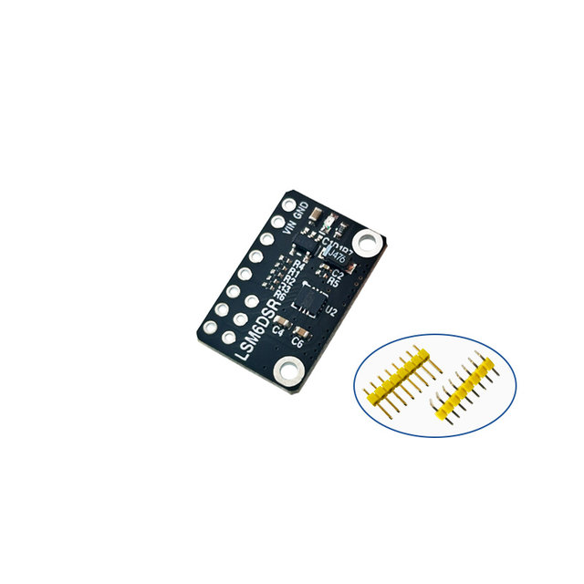 Lsm6Dsr Module Three-Dimensional Angle Sensor St Six-Axis Gyroscope High-Speed Photoelectric Unicycle Set Designated Longqiu
