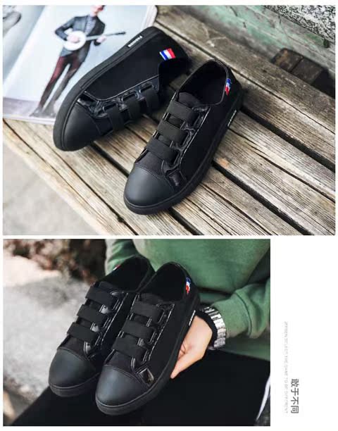 Giày lười mùa hè một đôi giày nam phiên bản Hàn Quốc của cổng gió đen hoang dã Giày Fu Fu giày thủy triều giày vải giản dị 9,9 giày sneaker nam chính hãng