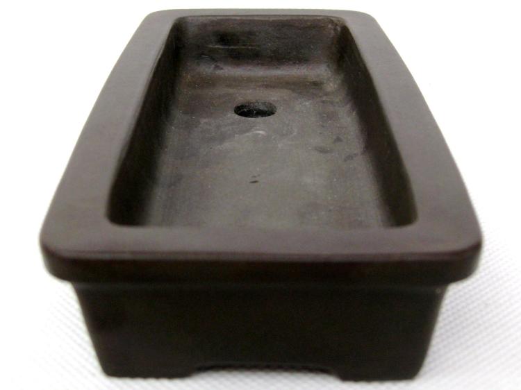 Cách mạng văn hóa đen sắt cát dài vuông float cũ màu tím cát chậu hoa chậu cây bằng đất sét