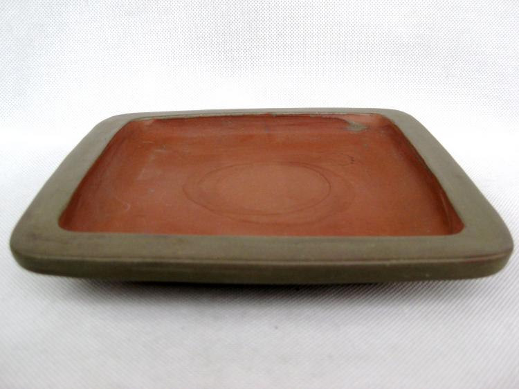Cách mạng văn hóa Bột đậu Cát xanh Quartet Bow Old Purple Sand Flower Pot Hỗ trợ bộ ấm trà bằng đất	