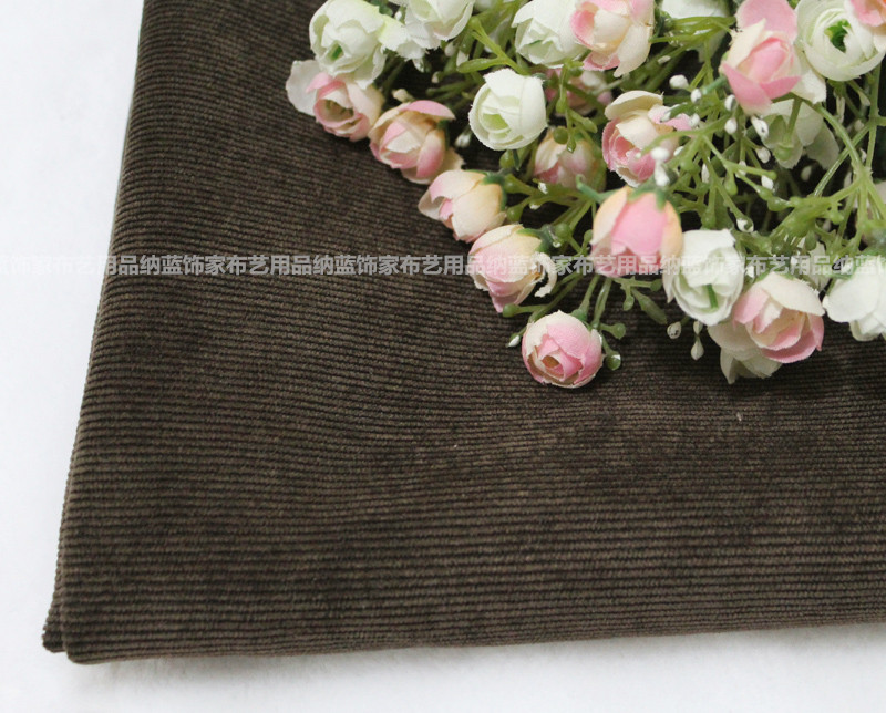 vải Corduroy vải vải quần áo vải to sợi gối DIY vải bông vải to sợi vải to sợi vải - Vải vải tự làm cotton 2 chiều