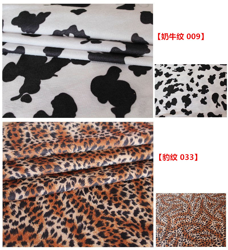 Vải nhung động vật Tiger mô hình da báo ngựa vằn vải bò Savage sân khấu In vải ngắn sang trọng - Vải vải tự làm vải nỉ làm đồ handmade