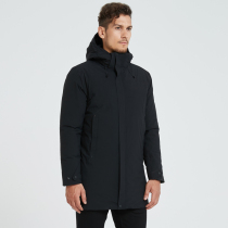 Canada expedition mens and womens Tianshi down jacket Black ice and snow mountain goose down jacket medium and long explosive parka V125