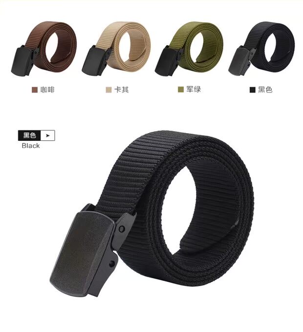 Pelliot Pháp và dây nịt tự động ngoài trời đai nam và nữ đai nylon không gây dị ứng thắt lưng nữ bản nhỏ