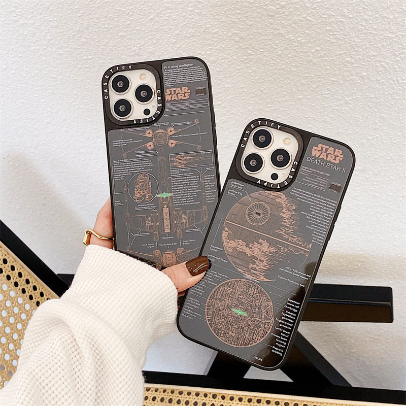 Cosmic planet engraving mirror is suitable for iphone13mini Apple 12Promax mobile phone case 11 luxury