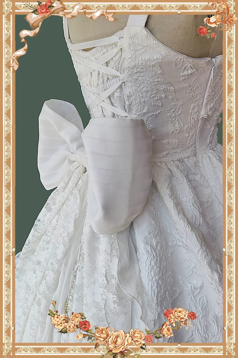 [Infanta.婴梵塔Lolita歌咏者JSK黑白双色罗莉塔纯色正腰连身裙]