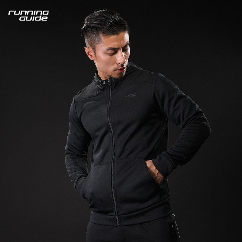 Running Guide 5260 Winter sports necropolis jacket rocking grain suede even cap warm and breathable Outdoor Fitness Running