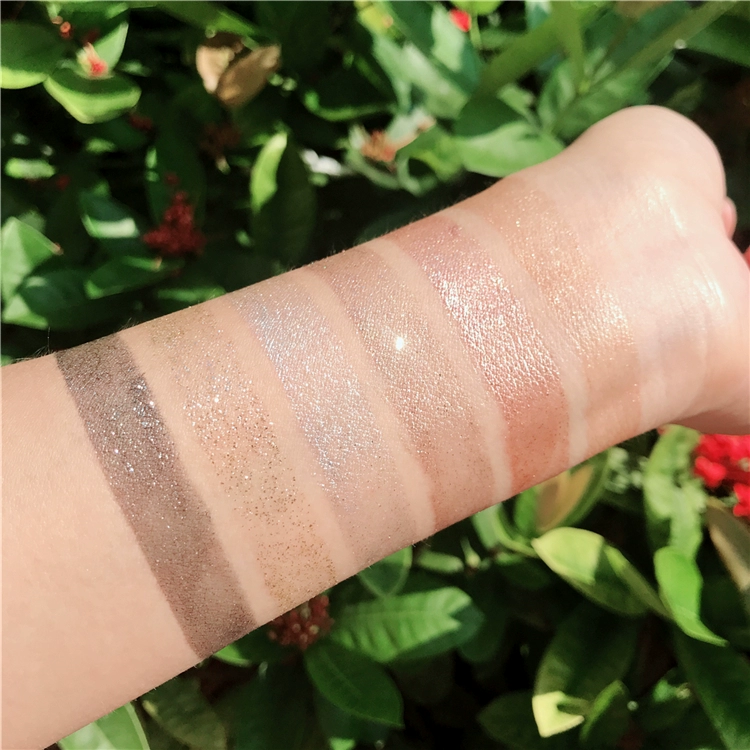 Rò rỉ ~ nhìn rõ! Ôi! Xuất khẩu Dubai USHAS Super Shiny Sheet Metal Diamond Eyeshadow Liquid phấn mắt tutu