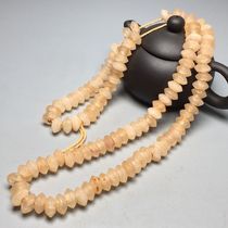 Nepalese crystal 108 disc beads old-style bead necklace size 12 8x5 9mm material crystal antique