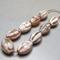 Natural silk wrapped old agate bracelet size 28 3x19 8mm material agate chalcedony old object