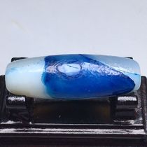 Natural silk wrapped old agate size 38 9x13 2mm material agate chalcedony antique old object