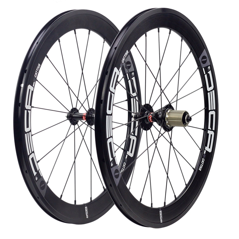 DECA Aluminum Alloy 20 Inch 406451 Wheel Group Kyuyu Flower Drum Highway Folding Bike Wheel Group V Brake 74130