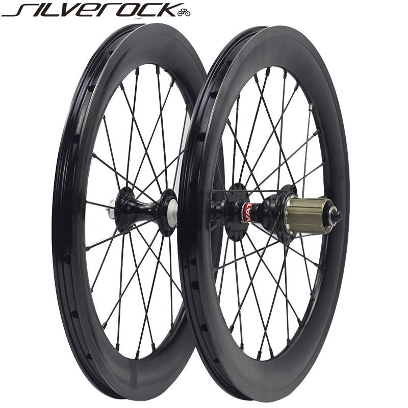 SILVEROCK SR40 ALUMINUM ALLOY 16 16 INCH 349 LONG YU Folding Wheel Set 8-11 Speed High Frame Wheel Retrofit V Brake
