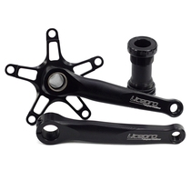  LITEPRO aluminum alloy suitable for brompton small cloth 3sixty national cloth folding car one-piece hollow crank