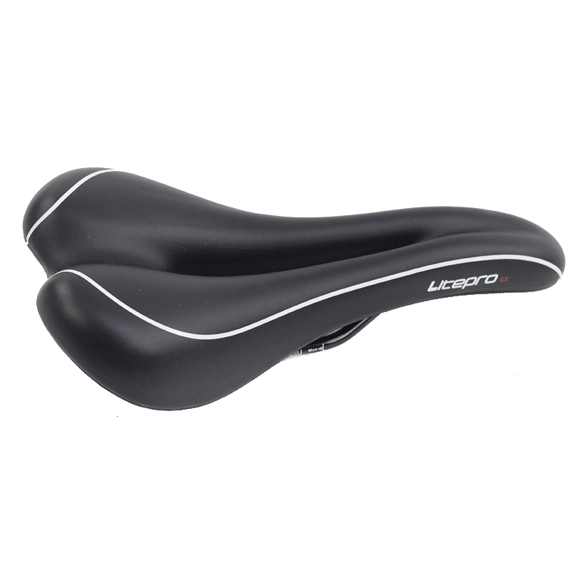 Litepro C2 Silicone Seat Cushion Hollow Breathable Comfort Folding Car Mountain Bike Biking Saddle Universal-Taobao