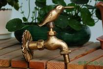 European European style garden animal antique cute washing machine faucet bird