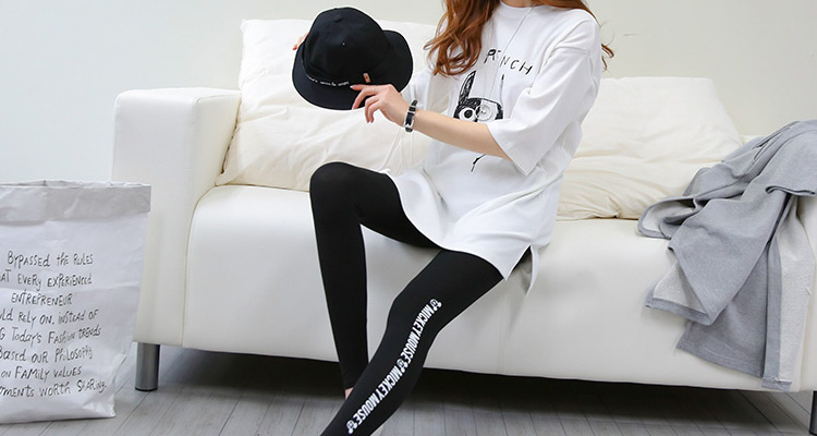 Quần legging mặc quần cotton mỏng, chân váy chữ cỡ lớn là quần thể thao mỏng màu đen mùa xuân và mùa thu Hàn Quốc quần adidas nữ