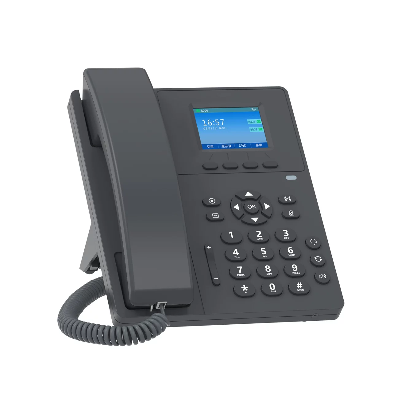 Микрозвонок IP-аппарат говорящий V100 V610W сетевой городской SIP офисный телефон беспроводной WiFi говорящий аппарат POE питание
