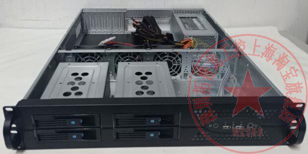 Toprolon 2U570-04 2U server host case supports the motherboard below standard ATX with 3 fan bits