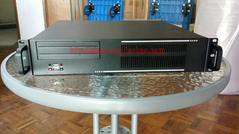 Topron 2U400 server industrial chassis seven-slot rear window 1U power supply 1 CD-ROM drive 5 hard drives