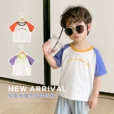 Хлопковая футболка с коротким рукавом для мальчиков, детская летняя белая летняя одежда, детская одежда