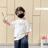 Динозавр для мальчиков, футболка, летняя детская тонкая летняя одежда, детская одежда