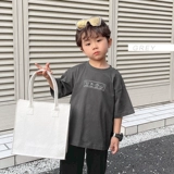 Динозавр для мальчиков, футболка, летняя детская тонкая летняя одежда, детская одежда