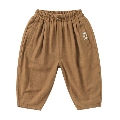 Фонарь для мальчиков, средство от комаров, штаны, детская летняя тонкая летняя одежда, детская одежда, 1 лет, новая коллекция