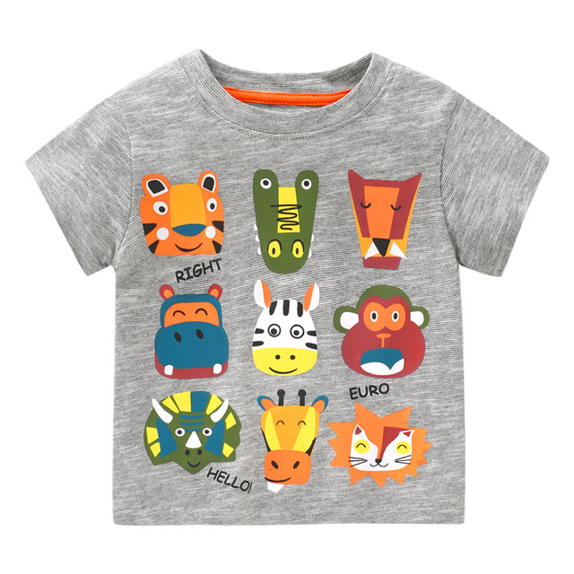 Boys cotton short-sleeved T-shirt summer summer children's clothing children's baby tops children's half-sleeved 1 year old 3 thin t-shirts