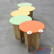 Early Education Center Pinus sylvestris art table kindergarten children Caterpillar modeling table 5 sets