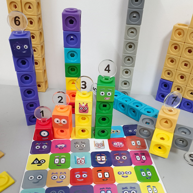 Compatible with Numberblocks Digital Block Building Blocks, Digital Building Blocks, Enlightenment Children's Early Education Educational Toys, Gifts