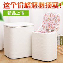 Solid wood multi-function storage stool Household simple sitting sofa storage chair finishing box for shoe leather pier