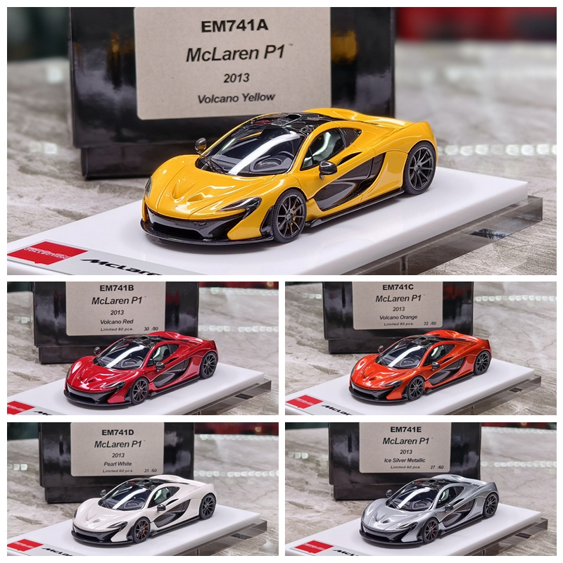 Make up 1:43 Mclaren P1 2013 Car Model Em741