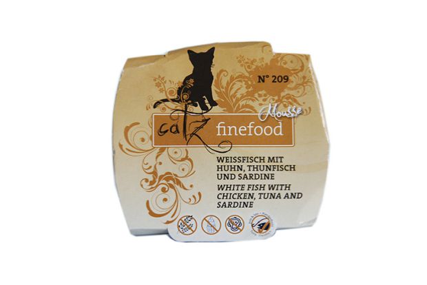 Dần dần Đức Catz Finefood Kaiser Grain Free Cat Đóng hộp Đồ ăn nhẹ Mousse 100g Thực phẩm chính Lon 200g - Đồ ăn nhẹ cho mèo thức ăn mèo whiskas