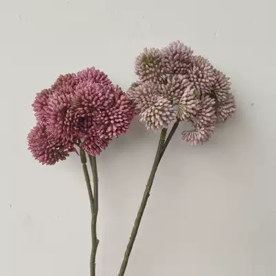 Flower arrangement with modern minimalist simulation flower living room porch with flowers lilac pink purple purple hydrangea with flowers