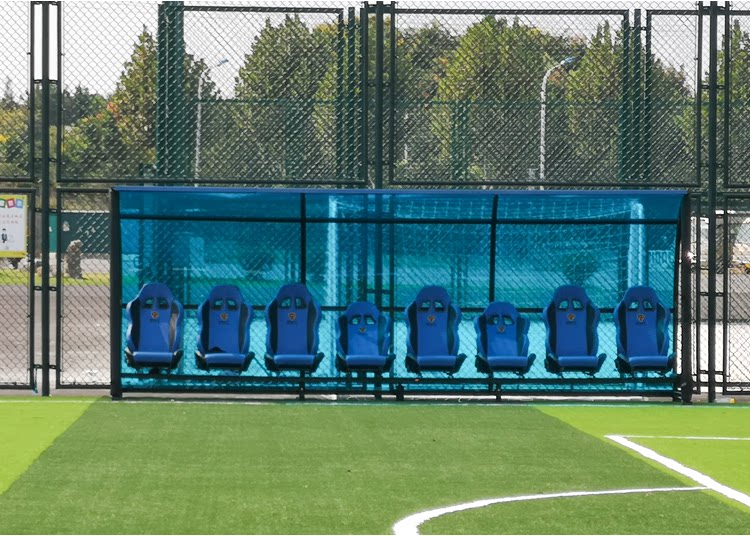 Аксессуары для арбитров 足球防护棚 替补席观衆球员凳子 休息椅教练队员遮阳棚足球场座椅